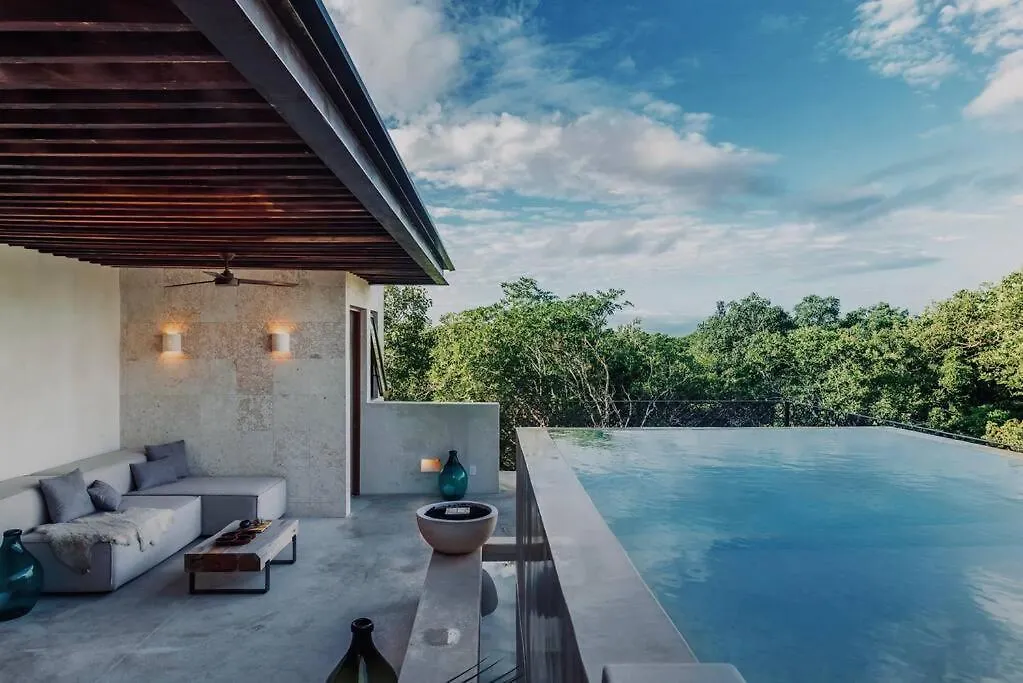 Jungle Lounge Barefoot Luxury 3Br Two Level Penthouse With Pool In Luum Zama Apartment Tulum 0*,  Mexico